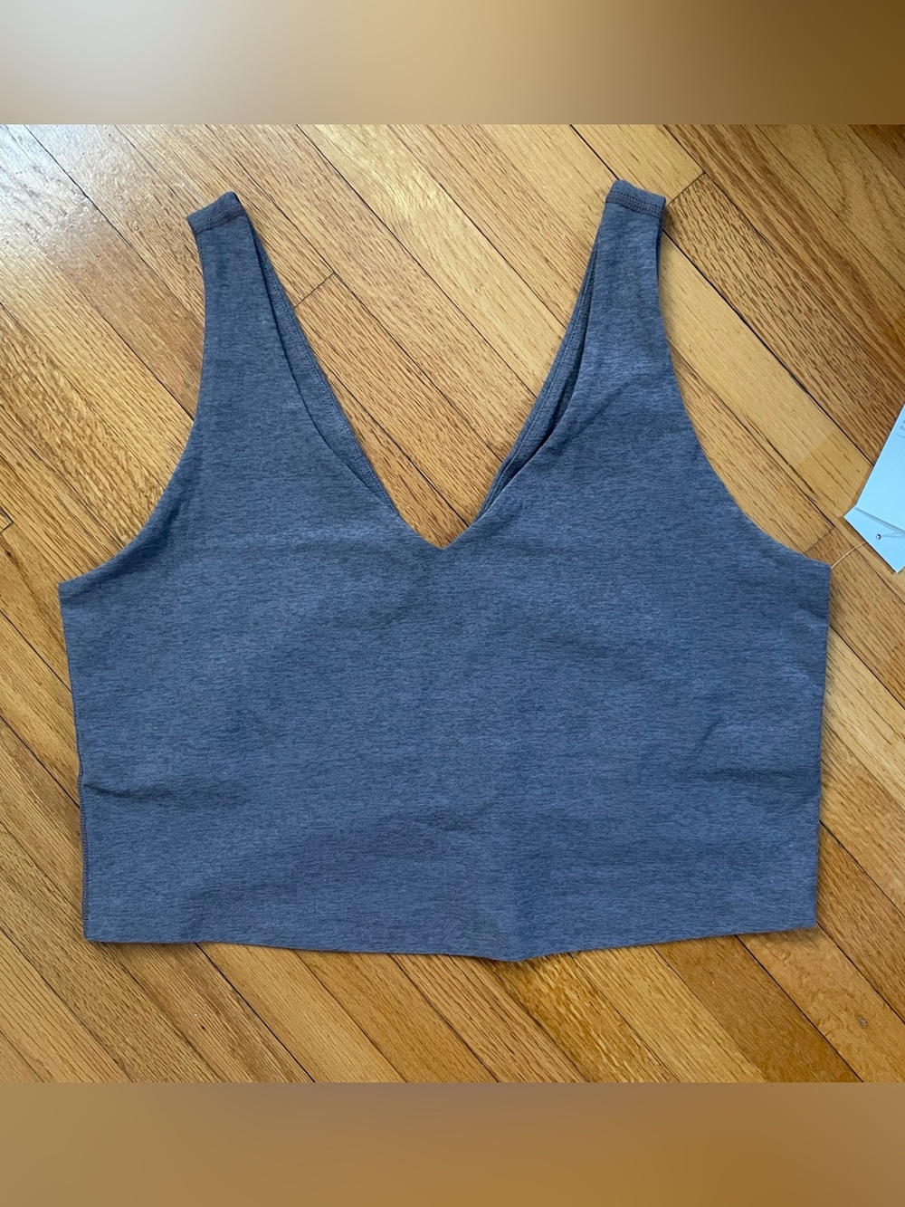 NWT - Beyond Yoga Spacedye Good Day Cropped Tank Top in Umber Heather